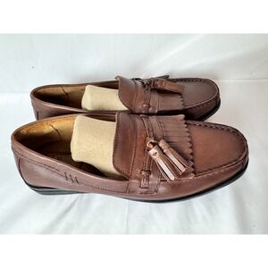 G. H. Bass Miguel Men's 7.5M Brown Tassel Loafer Slip On Shoes
